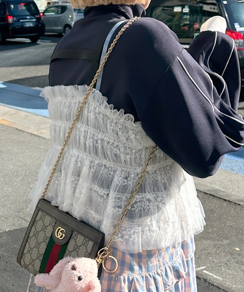 「Alley by w closet」 ノースリーブブラウス FREE オフホワイト レディース_画像4
