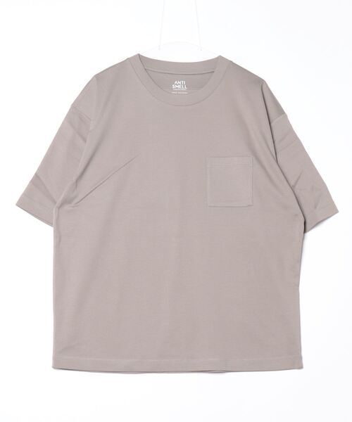 「NANO universe」 半袖Tシャツ L グレー系その他4 メンズの画像2