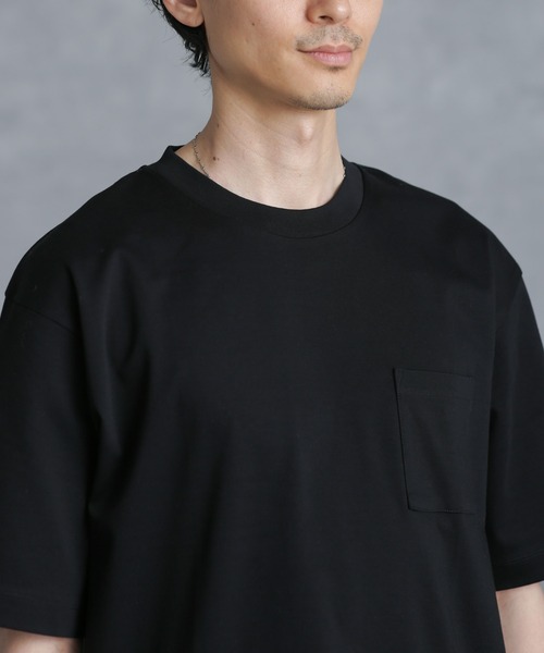 「NANO universe」 半袖Tシャツ L グレー系その他4 メンズの画像9