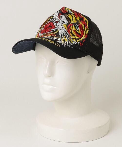 Ed Hardy キャップ Vintage Ed Hardy Christian Audiger D.E.H. Skull Hat Cap Snapback