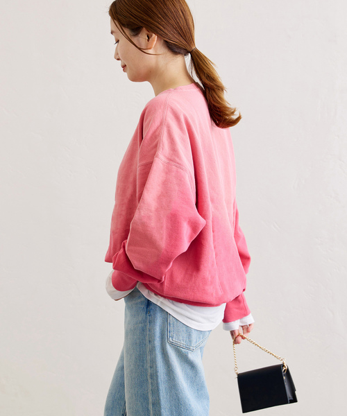 「RIDING HIGH」 スウェットカットソー FREE ピンク レディース_画像5