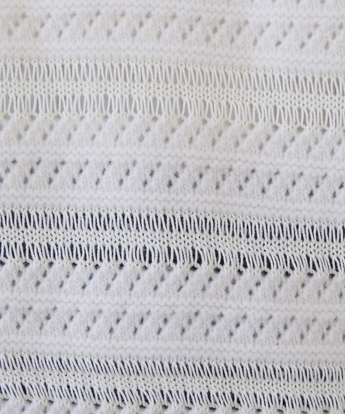 yuni ニット セーター WxC 透かし編みプルオーバー レディース