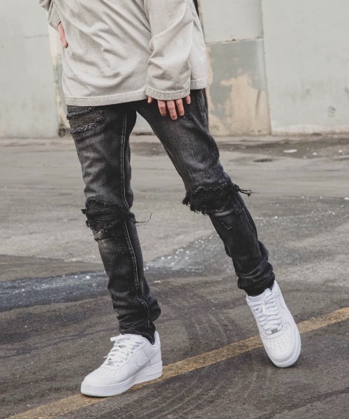 mnml/ミニマル/蛇腹パンツ/X162 STRETCH DENIM mnml（ミニマル） ジーンズ mnml/ミニマル/蛇腹パンツ/X162 STRETCH