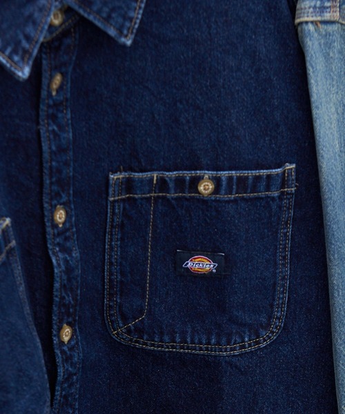 ディッキーズ（Dickies）/メカニックシャツ Dickies（ディッキーズ） シャツ メカニックデニムシャツ メンズ