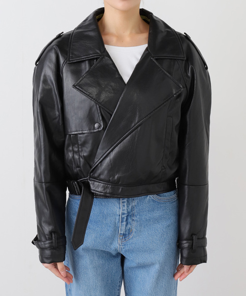 jakke（ジャッキー） レザージャケット ライダース JAKKE TROOP JACKET