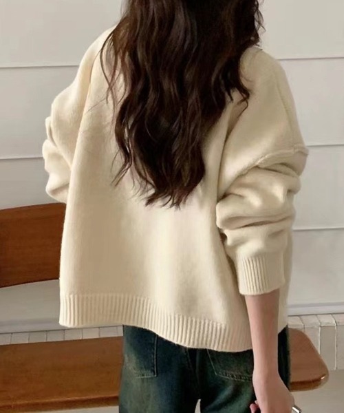 SPIGA（スピーガ） カーディガン スタンドカラージップアップニット