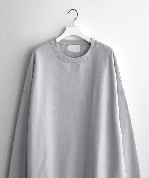 「remer」 スウェットカットソー SMALL モカ メンズ_画像5