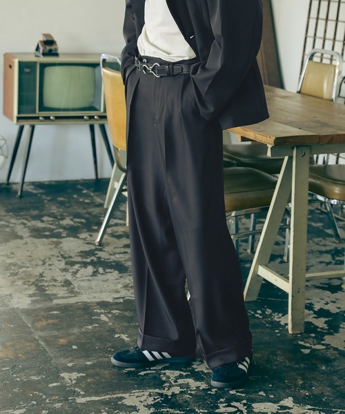 「Bleme」 スラックス M ベージュ メンズ_画像4