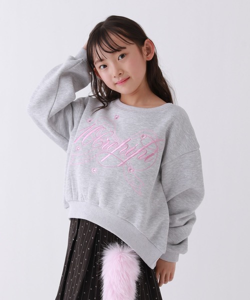 repipi armario（レピピアルマリオ） トレーナー 「10C REPIPI」リボン