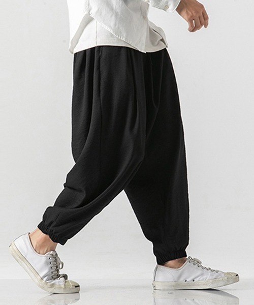 メンズパンツ EPIC パンツ ワッシャーナイロンベンチレーションテックパンツ メンズ