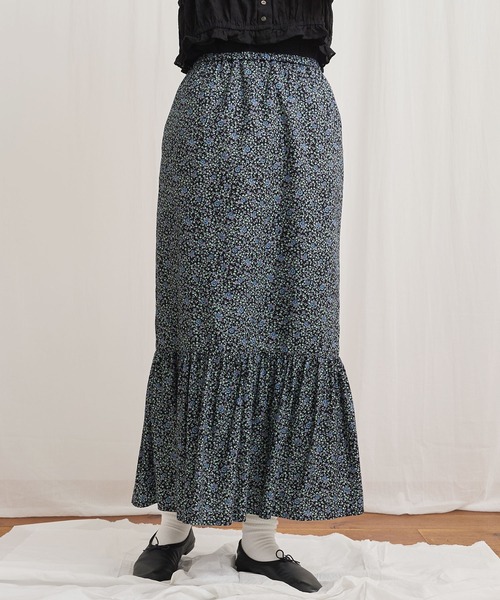 fig London コットンネップ ヘンプ サスペンダースカート fig London / レザーサスペンダー付きスカート | 晴と褻/ハレトケ by