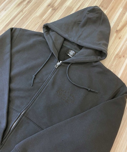 AVIREX（アヴィレックス） ジップアップパーカー XX-LARGE ベージュ