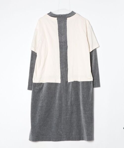 「SueUNDERCOVER」 長袖ワンピース 1 グレー レディース_画像2