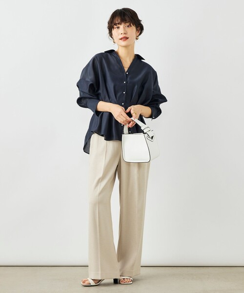 NOLLEY'S（ノーリーズ） ブラウス シャツ ウォッシャブルパール釦