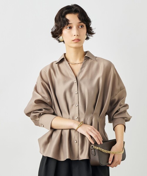 NOLLEY'S（ノーリーズ） ブラウス シャツ ウォッシャブルパール釦