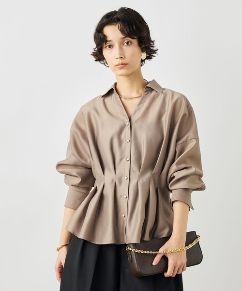NOLLEY'S（ノーリーズ） ブラウス シャツ ウォッシャブルパール釦