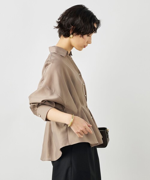 NOLLEY'S（ノーリーズ） ブラウス シャツ ウォッシャブルパール釦