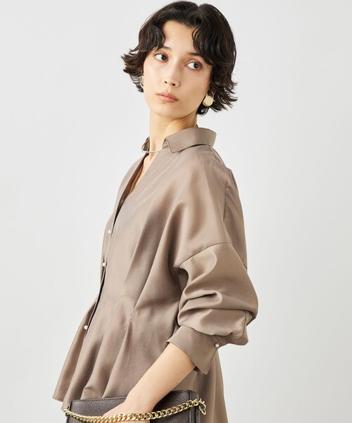 NOLLEY'S（ノーリーズ） ブラウス シャツ ウォッシャブルパール釦