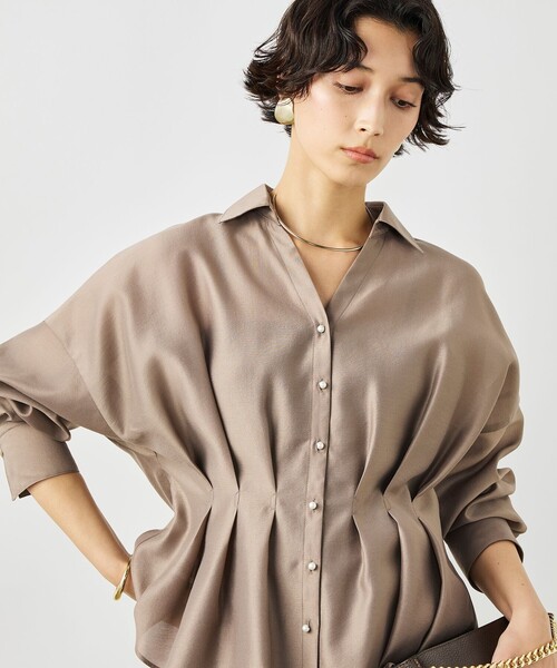 NOLLEY'S（ノーリーズ） ブラウス シャツ ウォッシャブルパール釦