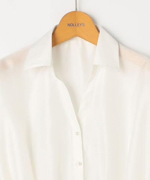 NOLLEY'S（ノーリーズ） ブラウス シャツ ウォッシャブルパール釦