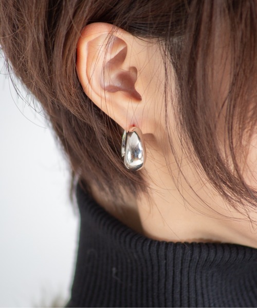 TOM WOOD（トムウッド） フープ ピアス 「TOMWOOD」Ice Hoop Medium