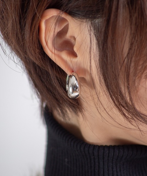 TOM WOOD（トムウッド） フープ ピアス 「TOMWOOD」Ice Hoop Medium