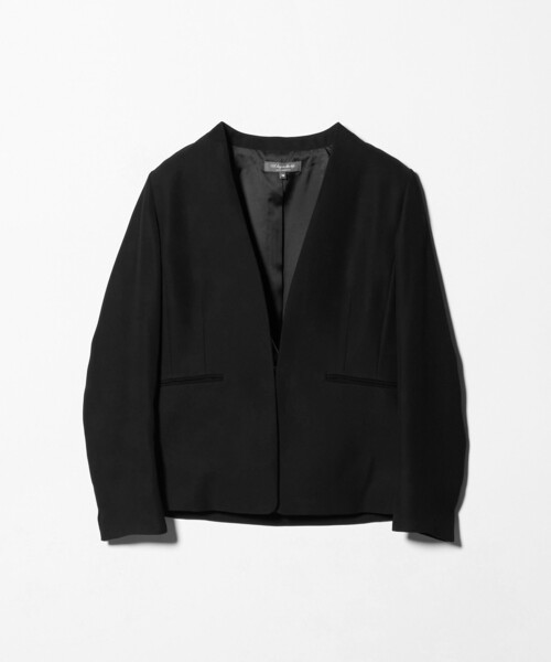 Needles V NECK JACKET ノーカラージャケット A DAY IN THE LIFE ジャケット ノーカラージャケット ダブルクロス V