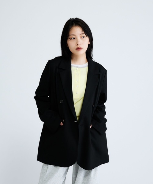 ジーナシス テーラードWジャケット JEANASIS（ジーナシス） ジャケット テーラードジャケット cozy