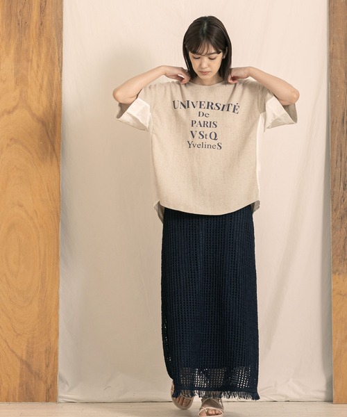 「Gready Brilliant」 「blanc basque」半袖ブラウス 38 アイボリー レディース_画像5