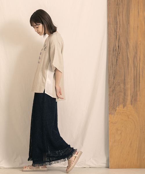 「Gready Brilliant」 「blanc basque」半袖ブラウス 38 アイボリー レディース_画像7