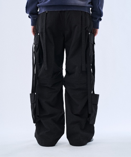 00s パラシュート テクノパンツ ドローコード マルチポケット Tech PHILTHEORY パンツ Techno pants / テクノパンツ メンズ : ZOZOTOWN