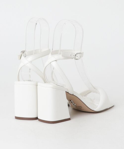 「STEVE MADDEN」 ヒールサンダル 23.5cm ホワイト レディース_画像2
