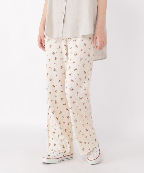 「studio CLIP」 イージーパンツ MEDIUM ブラック レディース_画像5