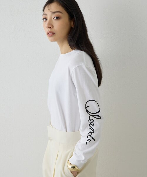 Whim Gazette（ウィム ガゼット） tシャツ スリーブロゴロングTシャツ