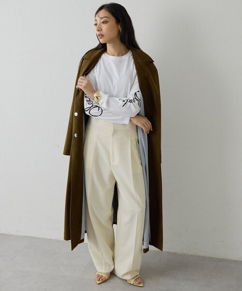 Whim Gazette（ウィム ガゼット） tシャツ スリーブロゴロングTシャツ