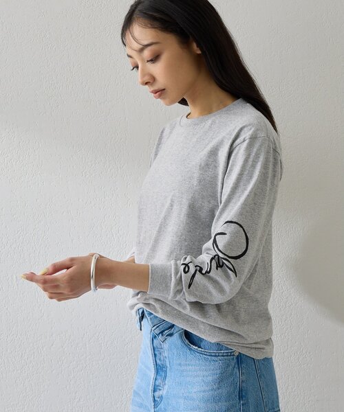 Whim Gazette（ウィム ガゼット） tシャツ スリーブロゴロングTシャツ