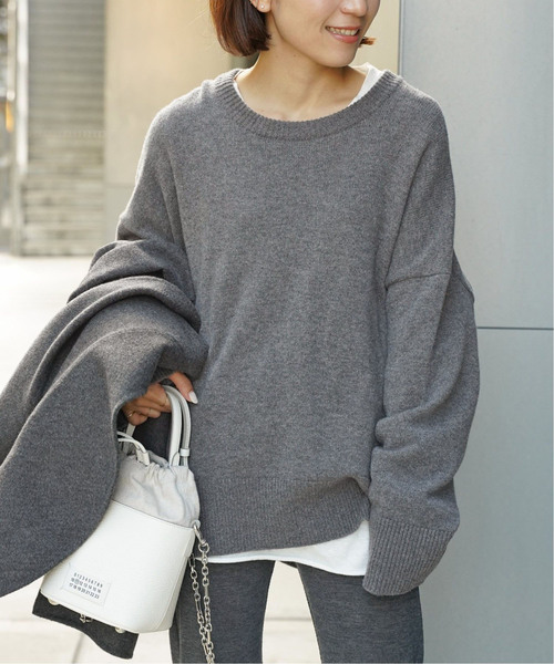 「Deuxieme Classe」 長袖ニット FREE ベージュ レディース_画像2