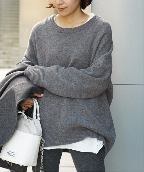 「Deuxieme Classe」 長袖ニット FREE ベージュ レディース_画像3