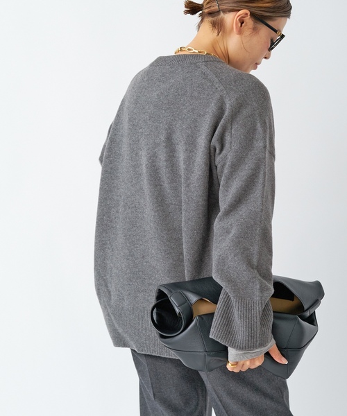 「Deuxieme Classe」 長袖ニット FREE ベージュ レディース_画像4