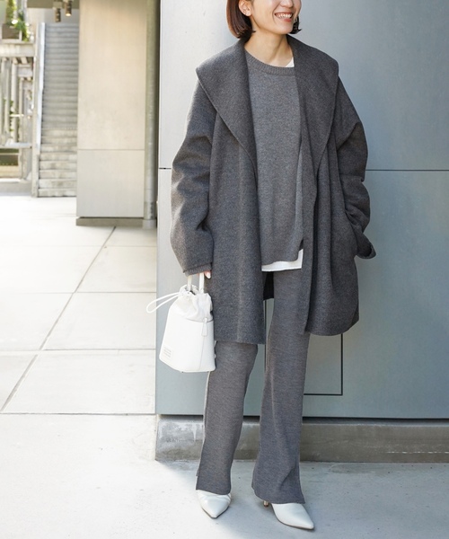 「Deuxieme Classe」 長袖ニット FREE ベージュ レディース_画像10