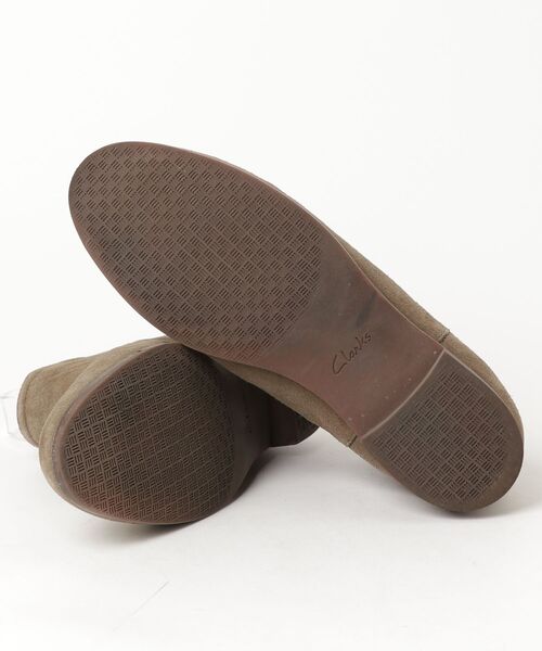 「Clarks」 ショートブーツ 25cm グリーン レディース_画像3