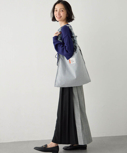 「CROSSPLUS ONLINE」 トートバッグ フリー グレー レディース_画像8