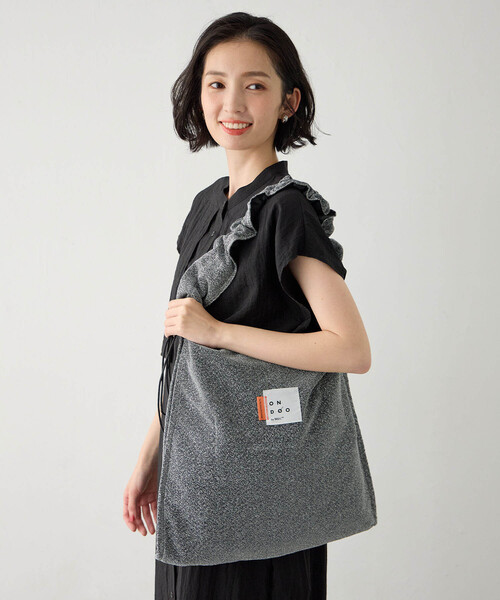 「CROSSPLUS ONLINE」 トートバッグ フリー グレー レディース_画像9