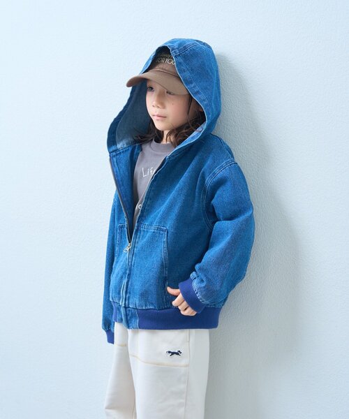 PENNEYS（ペニーズ） ブルゾン アウター 「KIDS」フードデニム
