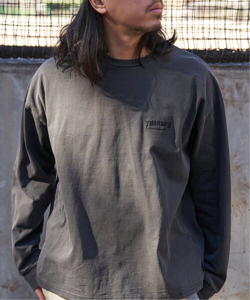 THRASHER（スラッシャー） tシャツ ピグメントプリントロンT メンズ