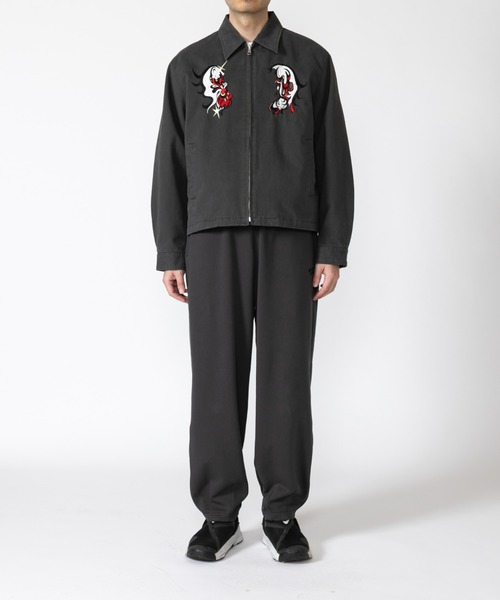 TXA ブルゾン アウター 田中かえ Embroidery Jacket メンズ レディース