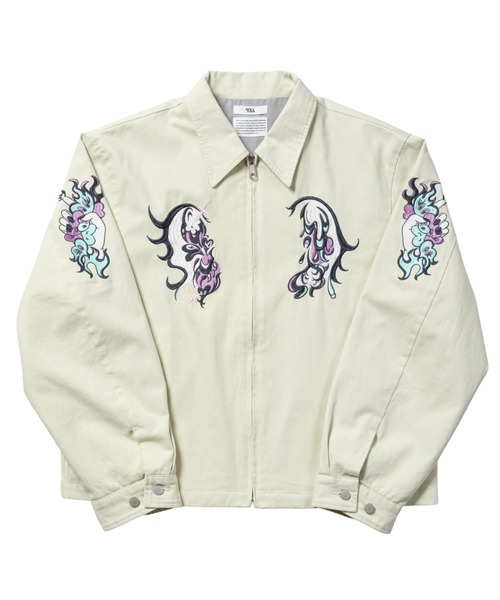 TXA ブルゾン アウター 田中かえ Embroidery Jacket メンズ レディース