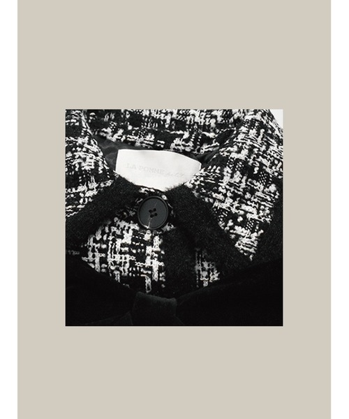 「LA POMME petit」 ジャケット MEDIUM ブラック レディース_画像8