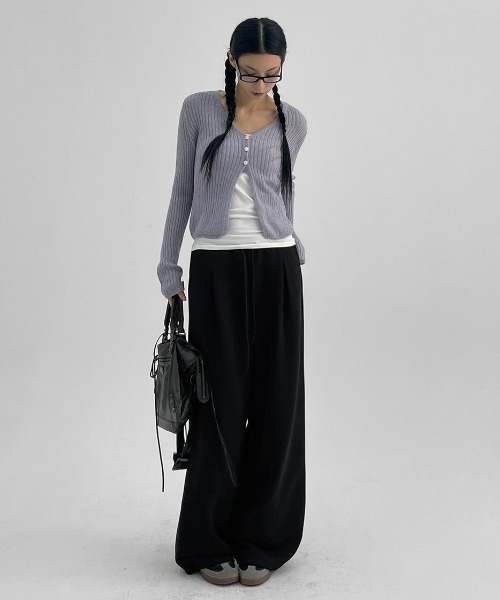 「BLACKUP」 スウェットパンツ ONESIZE ブラック レディース_画像7