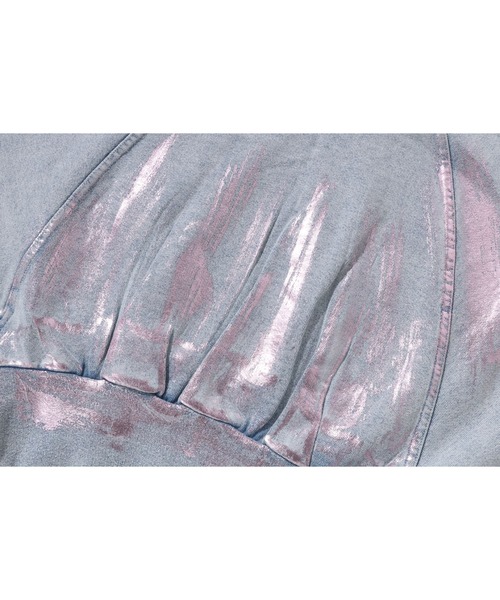 パーカー FOIL WASHED ONE POINT PULLOVER HOODIE レディースの画像